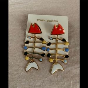 Tory Burch Fish Dangling Earrings
